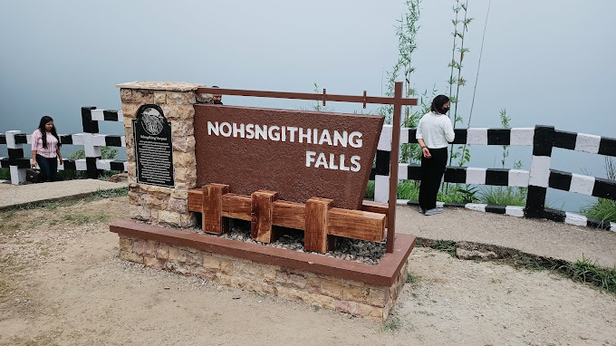 NOHSNGITHIANG FALLS Sohra (Cherapunjee), East Khasi Hills, Meghalaya